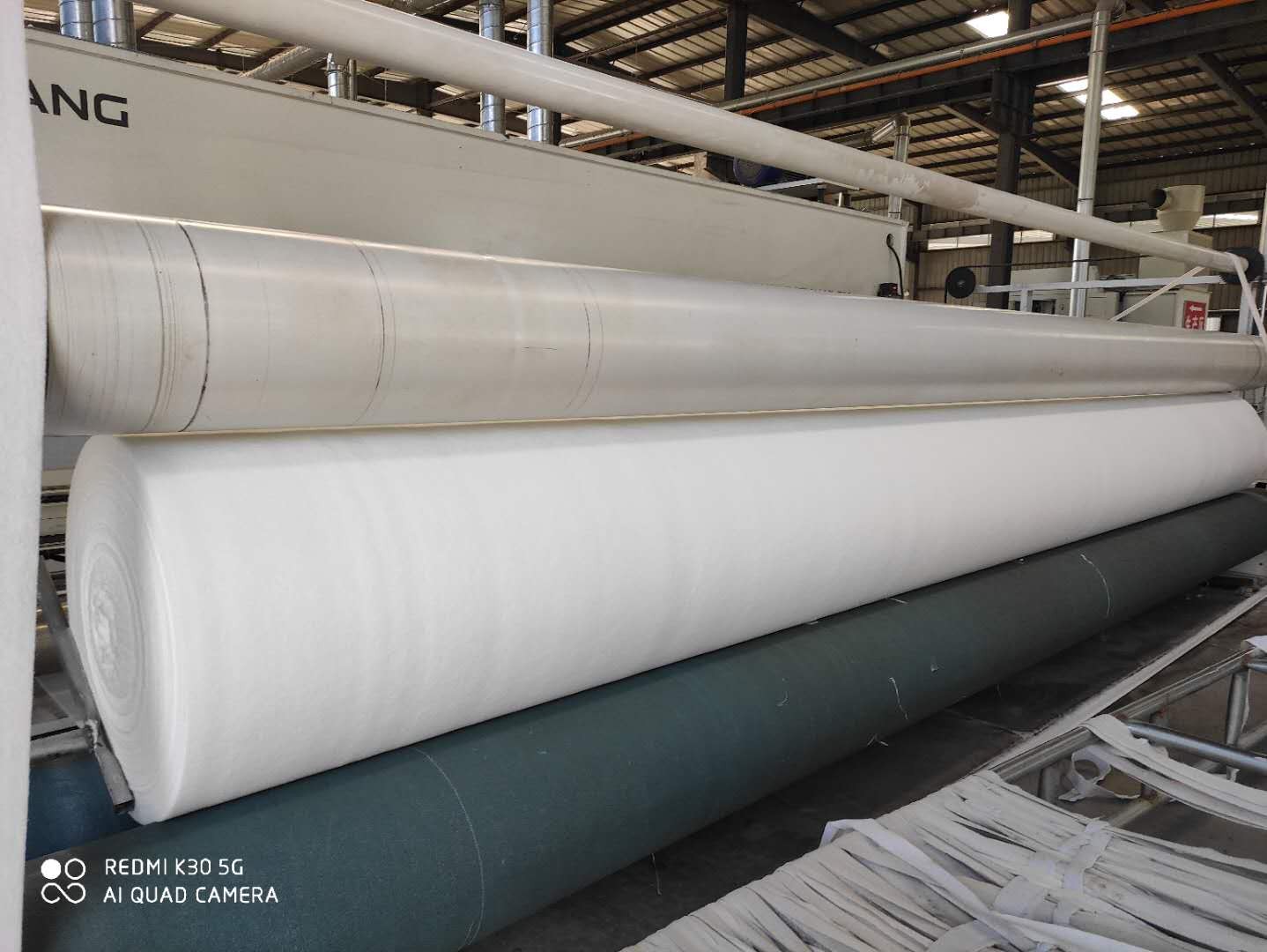 短絲土工布(bù)生産